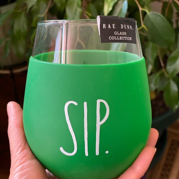 Brand New Rae Dunn Glass Cup (2) - Picture 4 of 4